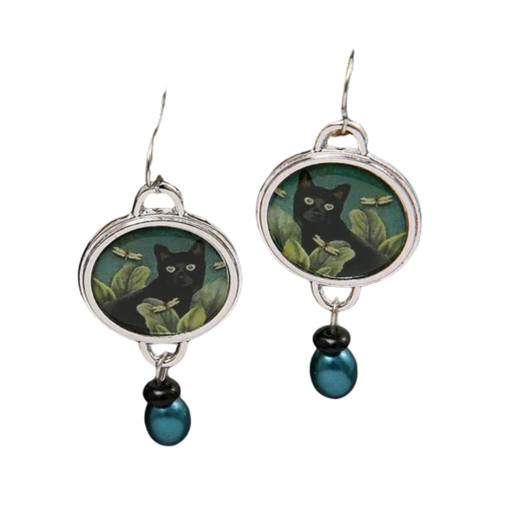 Danica - Vintage tissue earrings made of silver