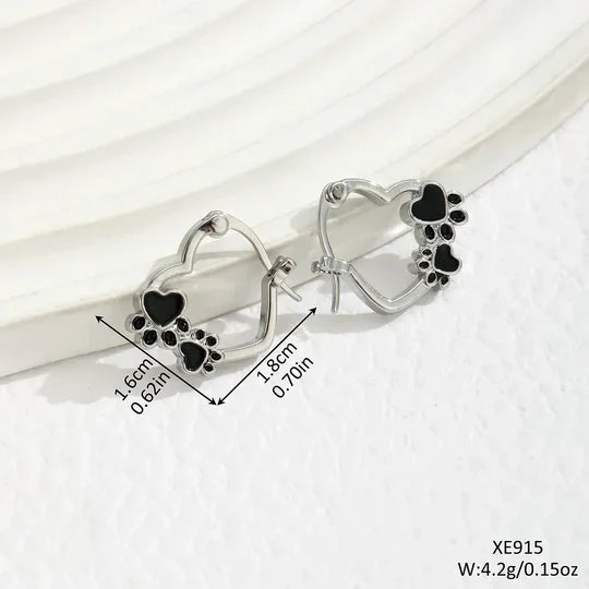 Hensley - Huggie-Creoles with heart & paw | Silver