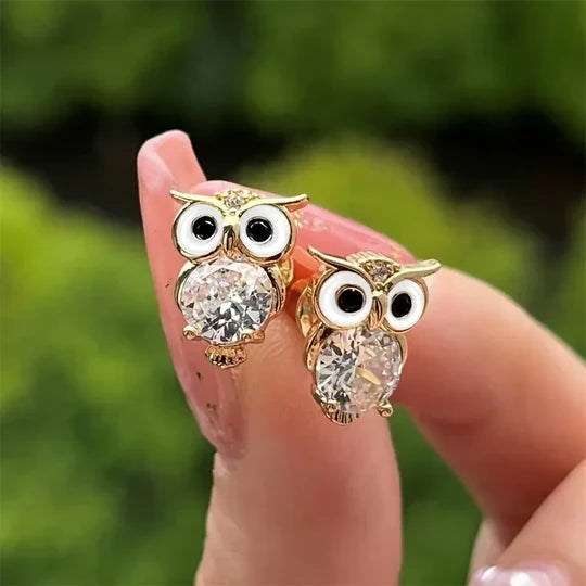 Harmony - Vintage gold rings with crystal accent | Gold