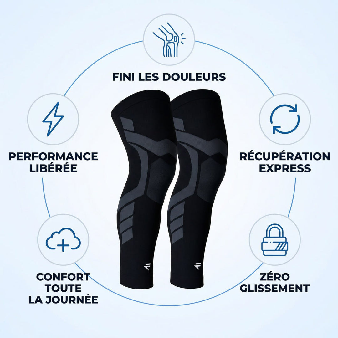 Reflex - Support de compression V2 pour les genoux et les jambes